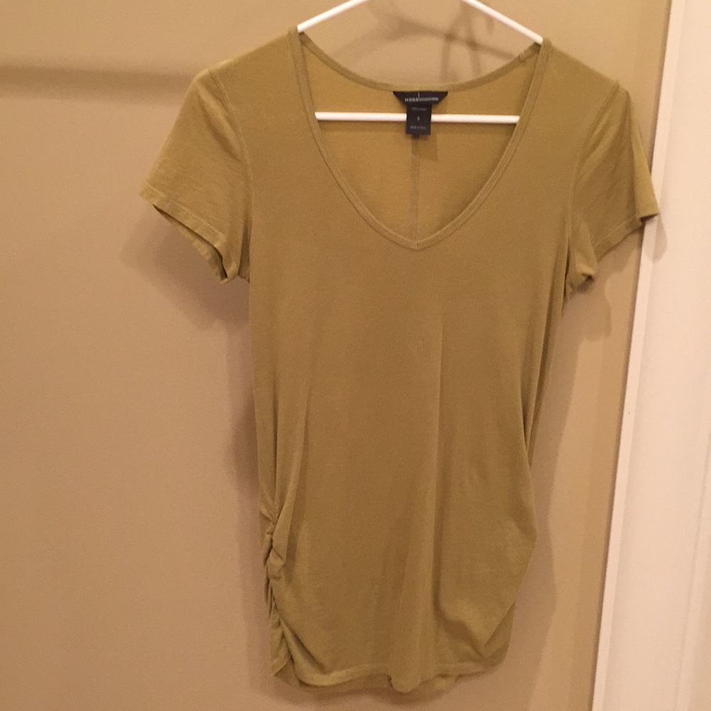 Side ruched tee